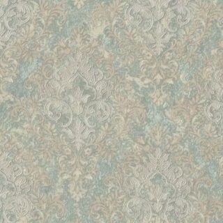 Обои Euro Decor Prima Italiana 4 33506 Винил на флизелине (1,06*10,05) Зеленый/Бежевый, Дамаск