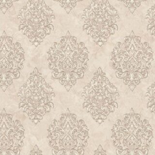 Обои Euro Decor Sirius 7140-02 Винил на флизелине (1,06*10,05) Бежевый, Дамаск