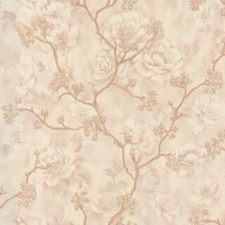 Обои Euro Decor Sirius 7142-01 Винил на флизелине (1,06*10,05) Коричневый, Цветы/Деревья