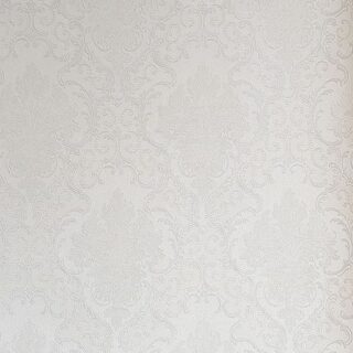 Обои Wiganford by Solo Safita AC20111 Винил на флизелине (1,06*10,05) Белый, Дамаск