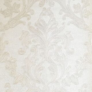 Обои Wiganford by Solo Safita AC20152 Винил на флизелине (1,06*10,05) Бежевый, Дамаск