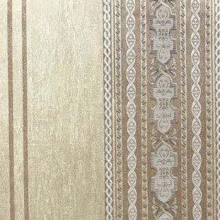 Обои Wiganford by Solo Elizabeth EL21303 Винил на флизелине (0,53*10,05) Бежевый, Полоса