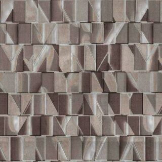 Обои Wiganford by Solo GeoTerra AK2238 Винил на флизелине (1,06*10,05) Бежевый/Золото/Коричневый, Геометрия