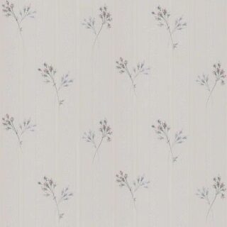 Обои Zambaiti Parati Satin Flowers 66863 Винил на флизелине (1,06*10,05) Серый/Голубой, Полоса/Цветы