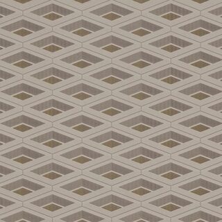 Обои Zambaiti Parati Vision 76016 Винил на флизелине (0,70*10,05) Коричневый/Серый, Геометрия/Ромб