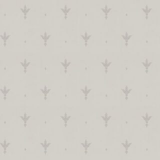 Обои Zambaiti Parati Satin Flowers IV Z66847 Винил на флизелине (0,53*10,05) Белый/Серебряный, Классическая лилия