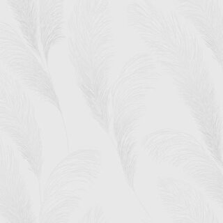 Обои Grandeco Oasis R129113 Винил на флизелине (1,06*10,05) Серый/Серебряный, Перья