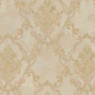 Обои Zambaiti Parati Splendor M 69905 Винил на флизелине (1,06*10,05) Бежевый, Дамаск
