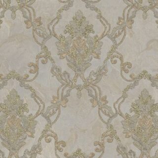 Обои Zambaiti Parati Splendor M 69907 Винил на флизелине (1,06*10,05) Бежевый, Дамаск