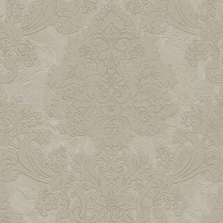 Обои Zambaiti Parati Metropolis Z21119 Винил на бумаге (0,53*10,05) Бежевый, Дамаск