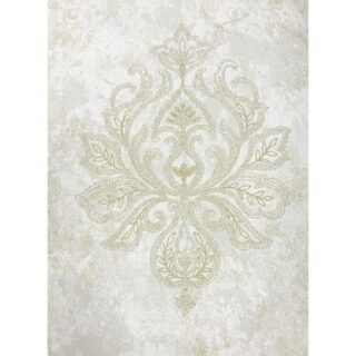 Обои Wiganford by Solo Melange XSS0602 Флизелин (0,5*10,05) Зеленый, Дамаск