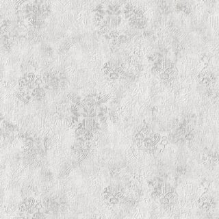 Обои Euro Decor Cosmea 7116-00 Винил на флизелине (1,06*10,05) Белый/Серый, Штукатурка