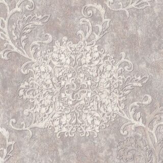 Обои Euro Decor Cosmea 7115-11 Винил на флизелине (1,06*10,05) Серый/Бежевый, Вензель
