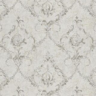 Обои Fipar Amalfi R 23434 Винил на флизелине (1,06*10,05) Коричневый/Серый, Штукатурка/Дамаск