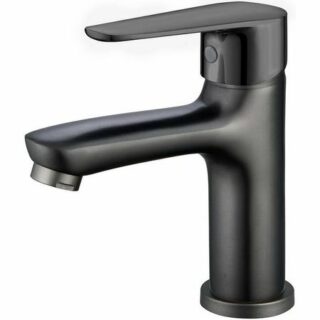 Смеситель для раковины Royce Bianco RCM-111601BL Оружейная сталь