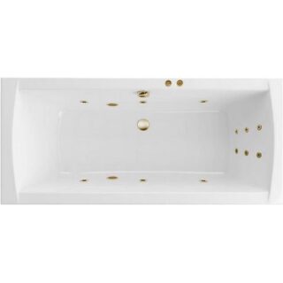 Акриловая ванна Excellent Aquaria Lux 180x80 WAEX.AQU18.LINE.BR с гидромассажем