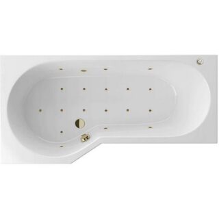 Акриловая ванна Excellent Be Spot 160x80 L WAEX.BSL16.RELAX.BR с гидромассажем