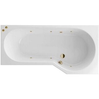 Акриловая ванна Excellent Be Spot 160x80 R WAEX.BSP16.SOFT.BR с гидромассажем