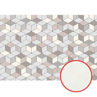 Фреска Ortograf Forma 32612 Фактура флок FLK Флизелин (4*2,7) Голубой/Коричневый/Бежевый, Геометрия