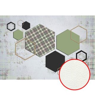 Фреска Ortograf Forma 32661 Фактура флок FLK Флизелин (4*2,7) Сиреневый/Разноцветный, Геометрия/Абстракция
