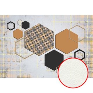 Фреска Ortograf Forma 32662 Фактура флок FLK Флизелин (4*2,7) Сиреневый/Разноцветный, Геометрия/Абстракция