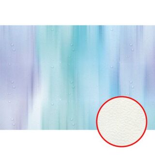 Фреска Ortograf Relax 34256 Фактура флок FLK Флизелин (4*2,7) Бирюзовый/Сиреневый, Абстракция
