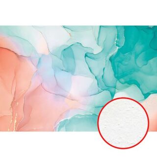 Фреска Ortograf Fluid art 33648 Фактура бархат FX Флизелин (4*2,7) Бирюзовый/Розовый, Абстракция