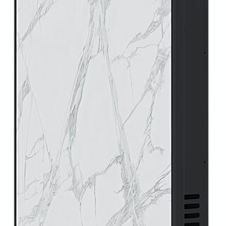 Отопительная панель STOUT WHITE STONE SCT 60*60 белый гранит / черный корпус