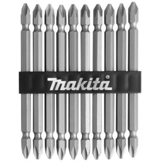 MakitaD-34833 электрическая отвертка с шестигранной ручкой, сверхтвердые крестовые биты с двойной головкой 110 мм, 10 шт.