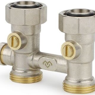 Двухтрубный узел нижнего подключения VARMEGA VM13851 3/4"EKх3/4"EK