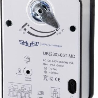 Электропривод с возвратной пружиной Shuft UB(230)-05T-MD