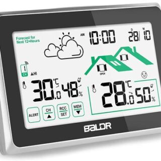 Цифровая метеостанция BALDR B0340ST2H2R-V8 (черный)