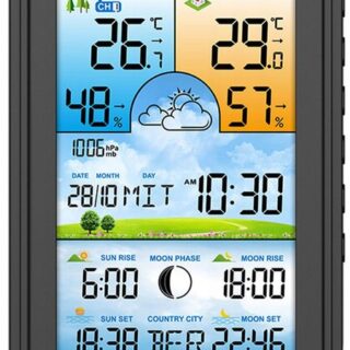 Цифровая метеостанция BALDR B0360WST2H2PR-V2 (черный)
