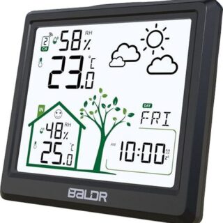 Цифровая метеостанция BALDR B0389WST2H2-V1 (черный)