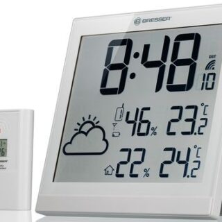 Цифровая метеостанция Bresser ClimaTemp JC LCD белая