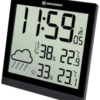 Цифровая метеостанция Bresser ClimaTemp JC LCD черная