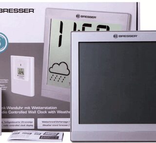 Цифровая метеостанция Bresser ClimaTemp JC LCD серебристая