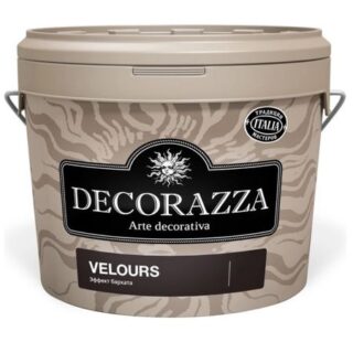 Покрытие декоративное с эффектом бархата Decorazza dz velours vl 001. 1.2