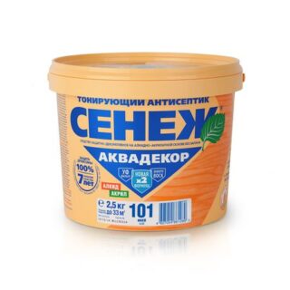 Антисептик Сенеж Аквадекор иней 2,5 кг